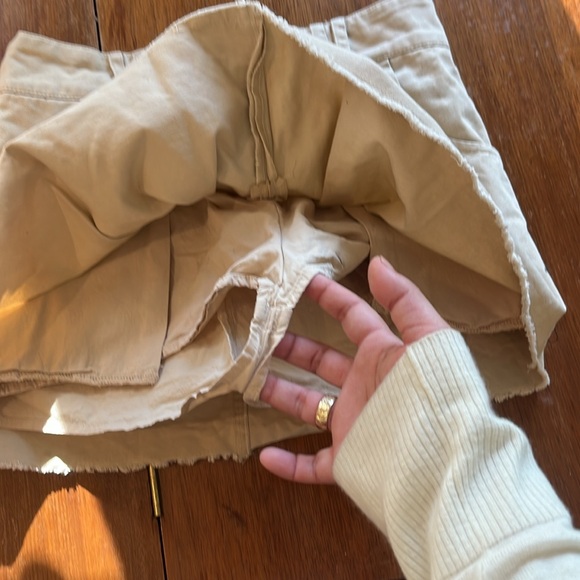 Size small mini skirt! Tan - Picture 3 of 5